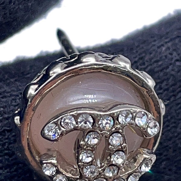 シャネル ブローチ ラインストーン 02C CHANEL アクセサリー ピンブローチ ピンバッチ
