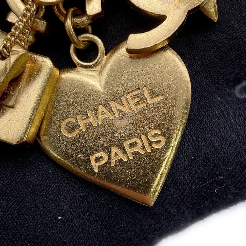 シャネル ベルト チャーム付き ココマーク レザー 96P サイズ70 CHANEL ベルト 黒
