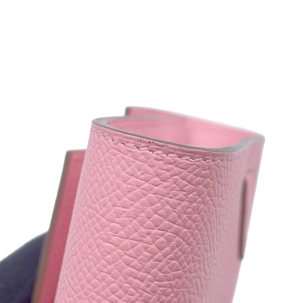 エルメス ケリーウォレット ロング トゥーゴー ローズサクラ/シルバー金具 エプソン K刻印 財布