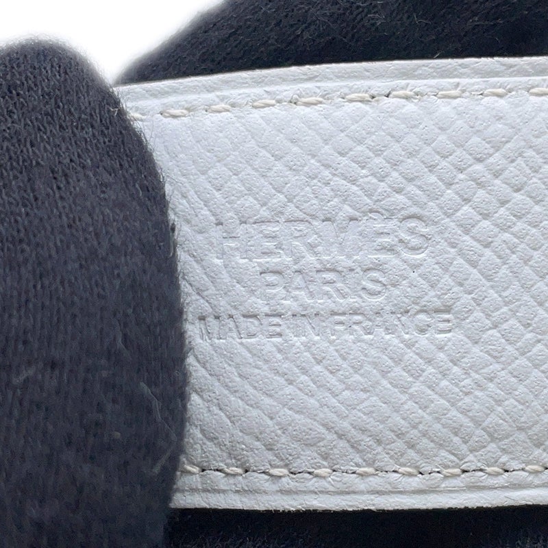 エルメス ベルト ライダー キャバン/ホワイト/ゴールド金具 エプソン C刻印 サイズ90 HERMES メンズ