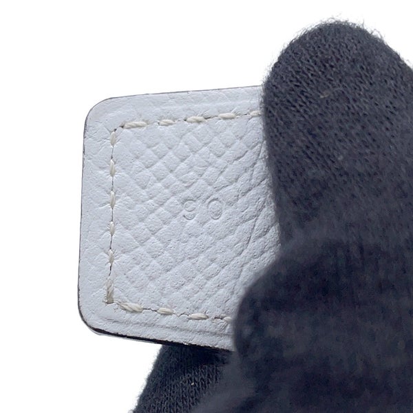 エルメス ベルト ライダー キャバン/ホワイト/ゴールド金具 エプソン C刻印 サイズ90 HERMES メンズ