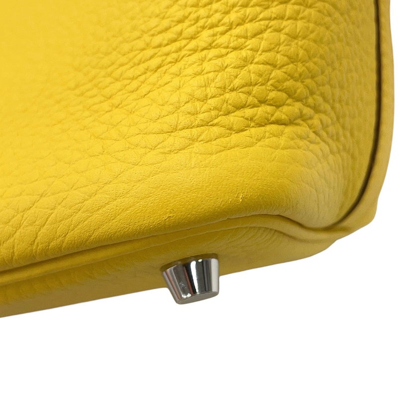 エルメス ハンドバッグ ピコタンロックPM ジョーヌアンブル/シルバー金具 トリヨンクレマンス W刻印 HERMES