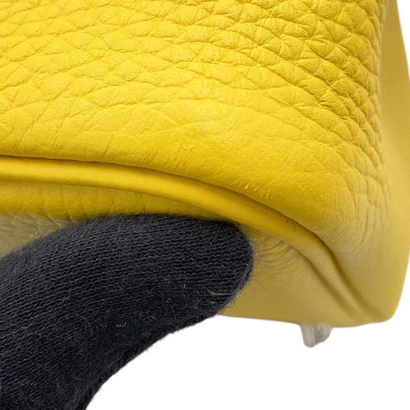 エルメス ハンドバッグ ピコタンロックPM ジョーヌアンブル/シルバー金具 トリヨンクレマンス W刻印 HERMES