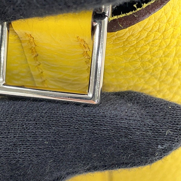 エルメス ハンドバッグ ピコタンロックPM ジョーヌアンブル/シルバー金具 トリヨンクレマンス W刻印 HERMES