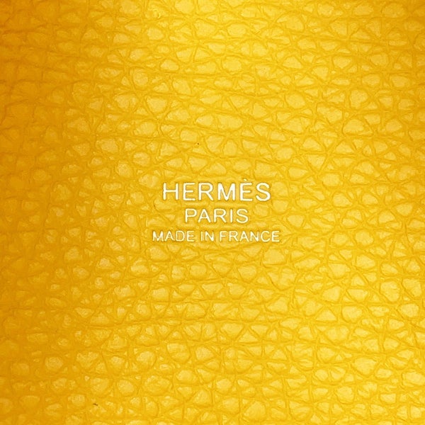 エルメス ハンドバッグ ピコタンロックPM ジョーヌアンブル/シルバー金具 トリヨンクレマンス W刻印 HERMES