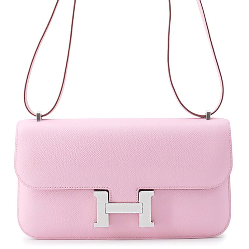 エルメス ショルダーバッグ コンスタンス エラン ミロワール モーヴシルベストル/シルバー金具 エプソン K刻印 HERMES