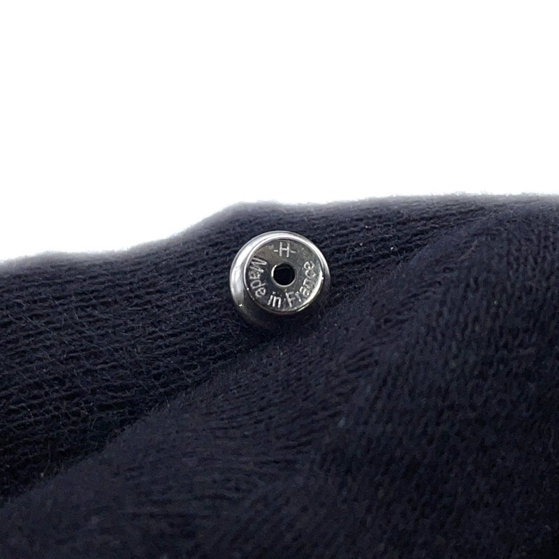 エルメス ピアス コルH グレー/シルバー金具 スイフト HERMES アクセサリー