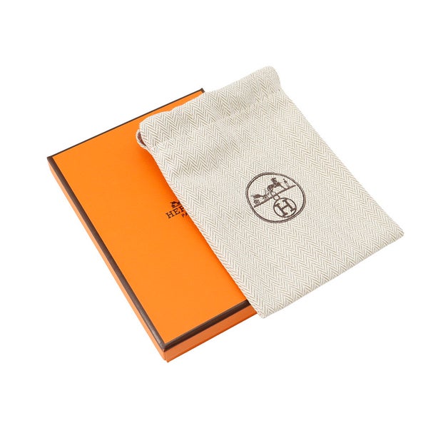 エルメス ピアス コルH グレー/シルバー金具 スイフト HERMES アクセサリー