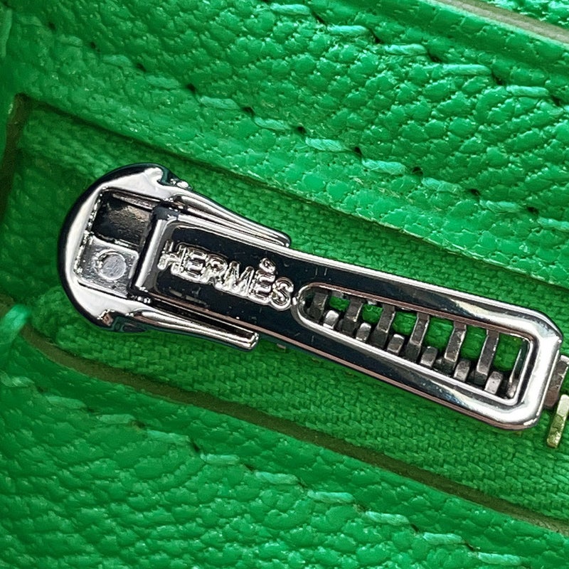 エルメス 長財布 ベアンスフレ マチ有り バンブー/シルバー金具 シェブルミゾル U刻印 財布