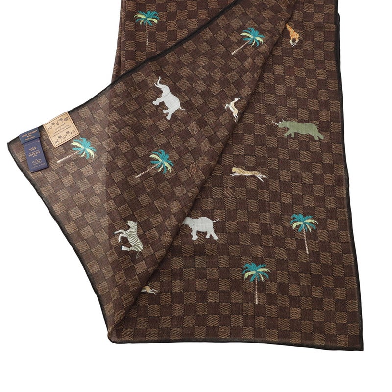 ルイヴィトン ストール LV × ザ･ダージリン リミテッド ストール･ダミエ ウール M98226 LOUIS VUITTON