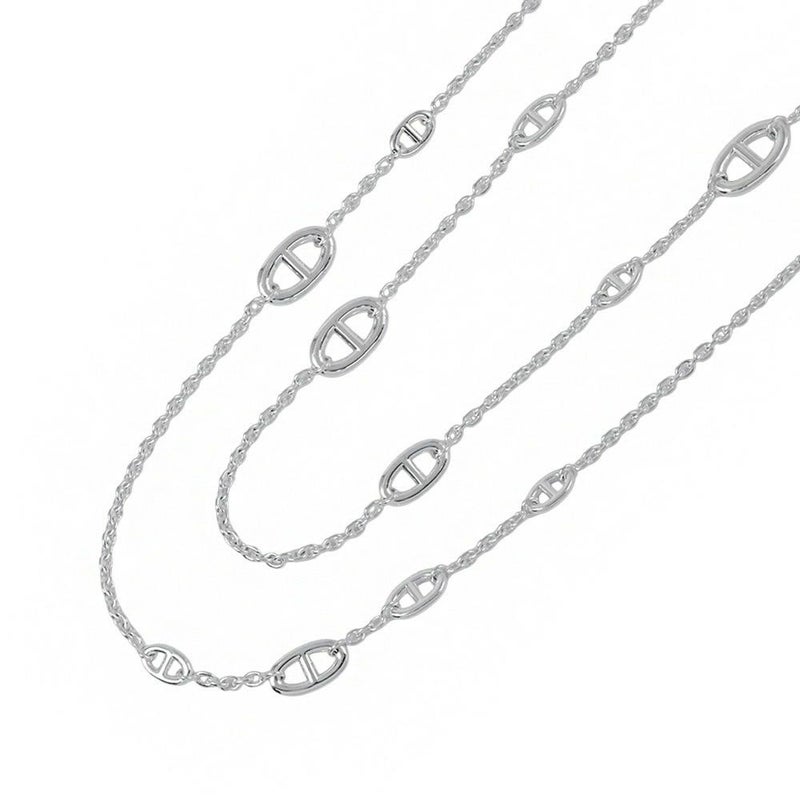 エルメス ネックレス シェーヌダンクル ファランドール 160 SV925シルバー HERMES ロングネックレス ジュエリー