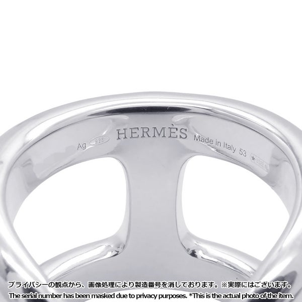 エルメス リング オスモズGM Osmose SV925シルバー リングサイズ53 HERMES ジュエリー 指輪