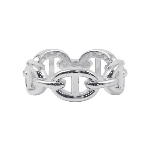 エルメス リング シェーヌダンクル アンシェネPM SV925シルバー リングサイズ51 HERMES ジュエリー