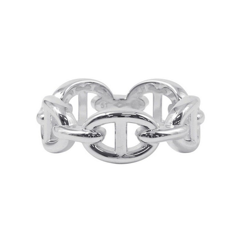 エルメス リング シェーヌダンクル アンシェネPM SV925シルバー リングサイズ51 HERMES ジュエリー