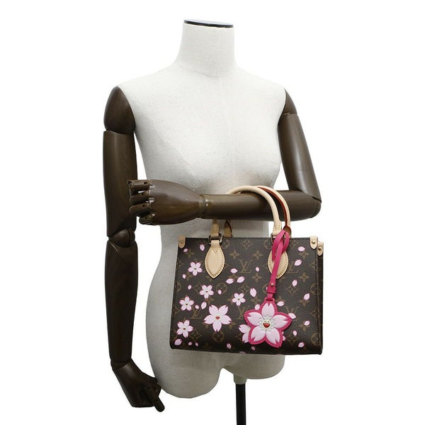 ルイヴィトン ハンドバッグ モノグラム LV × TM オンザゴー チェリーブロッサム PM M13269 村上隆