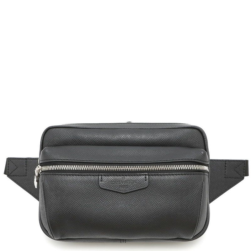 ルイヴィトン ボディバッグ タイガ バムバッグ・アウトドア M33438 LOUIS VUITTON ブラック 黒