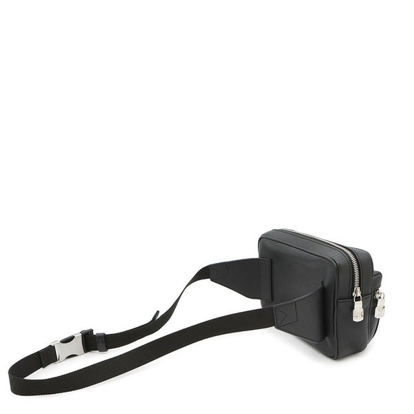 ルイヴィトン ボディバッグ タイガ バムバッグ・アウトドア M33438 LOUIS VUITTON ブラック 黒