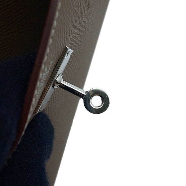 エルメス ケリーウォレット ロング トゥーゴー エトゥープ/シルバー金具 エプソン B刻印 財布