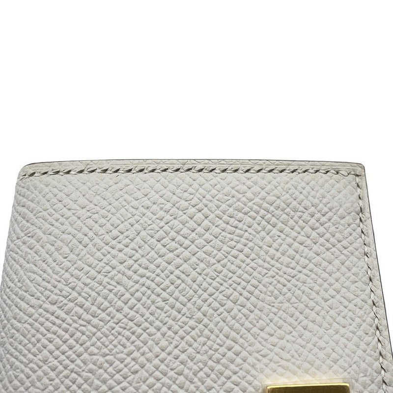 エルメス カードケース ベアン ミニ 小銭入れ付き グリスペール/ゴールド金具 エプソン B刻印 HERMES 名刺入れ コインケース