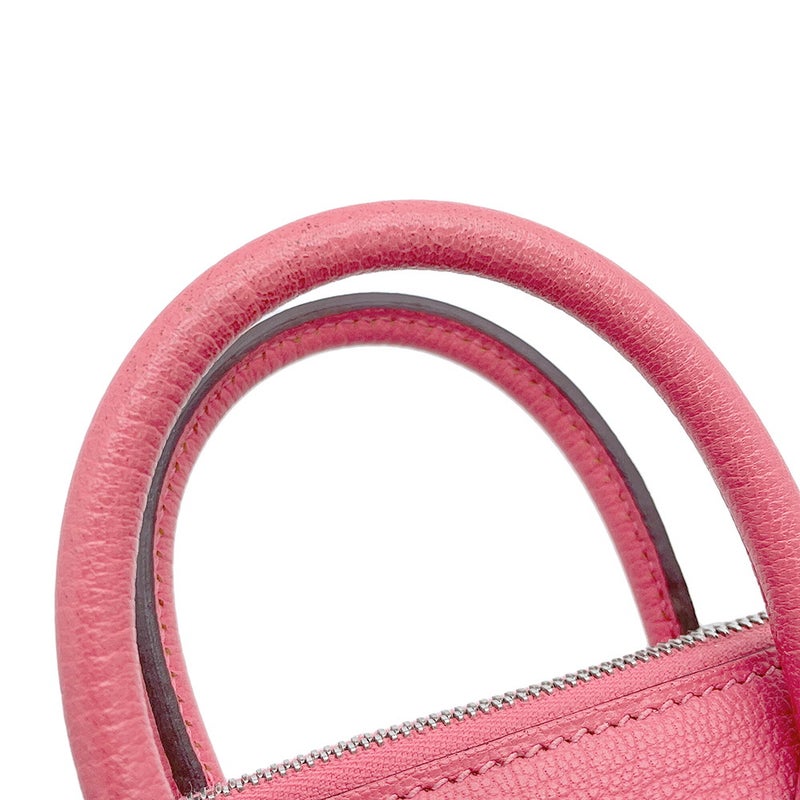 エルメス ボリード1923 ミニ ローズアザレ/シルバー金具 シェブルミゾル A刻印 HERMES ２wayショルダー