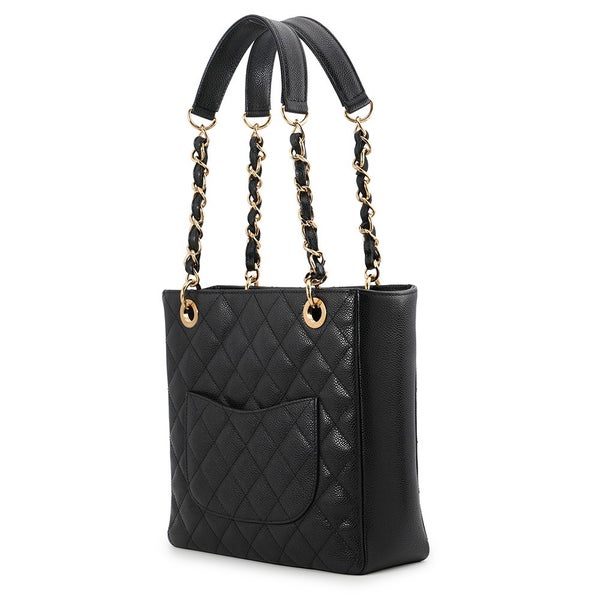 シャネル トートバッグ マトラッセ ココマーク PST A50994 CHANEL 黒