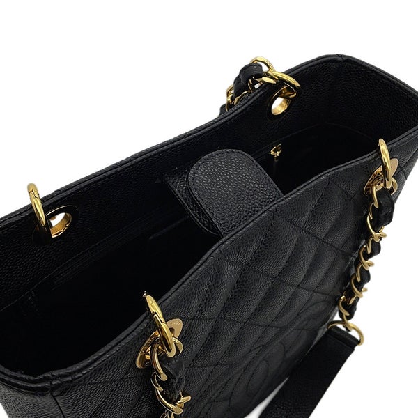 シャネル トートバッグ マトラッセ ココマーク PST A50994 CHANEL 黒