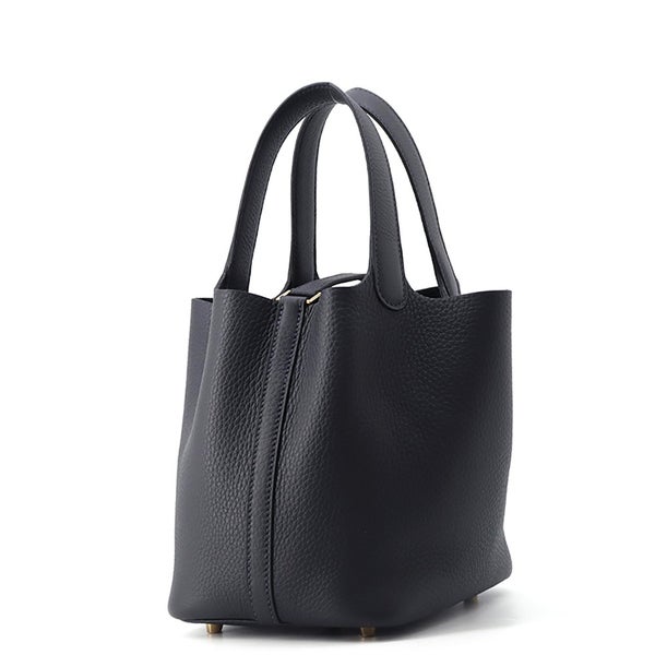 エルメス ハンドバッグ ピコタンロックPM キャバン/ゴールド金具 トリヨンクレマンス G刻印 HERMES トートバッグ