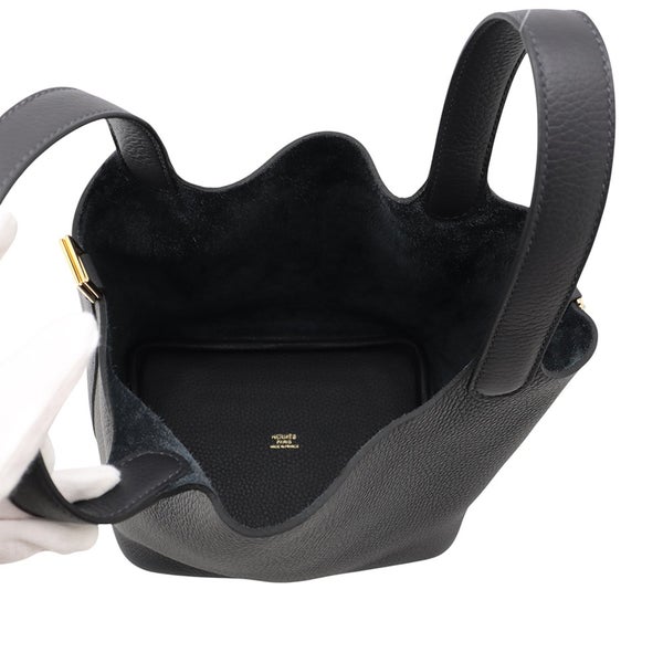 エルメス ハンドバッグ ピコタンロックPM キャバン/ゴールド金具 トリヨンクレマンス G刻印 HERMES トートバッグ