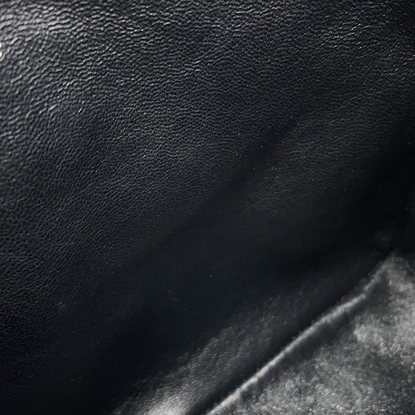 シャネル チェーンショルダーバッグ マトラッセ ココマーク パテント CHANEL 黒