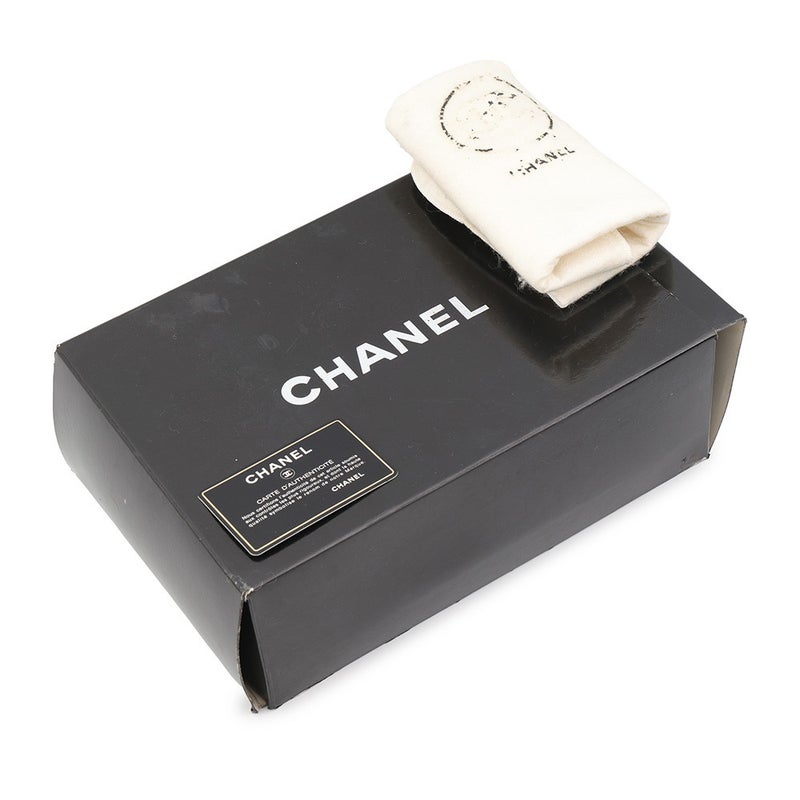 シャネル チェーンショルダーバッグ マトラッセ ココマーク パテント CHANEL 黒