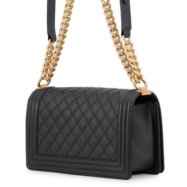 シャネル チェーンショルダーバッグ ボーイシャネル ココマーク A67086 CHANEL バッグ 黒