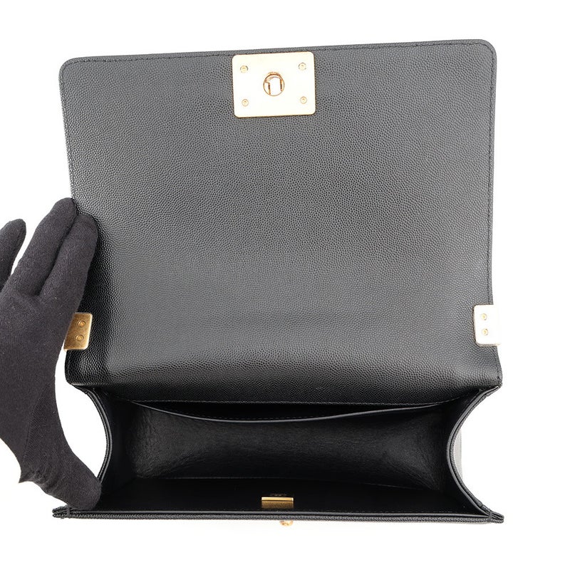 シャネル チェーンショルダーバッグ ボーイシャネル ココマーク A67086 CHANEL バッグ 黒
