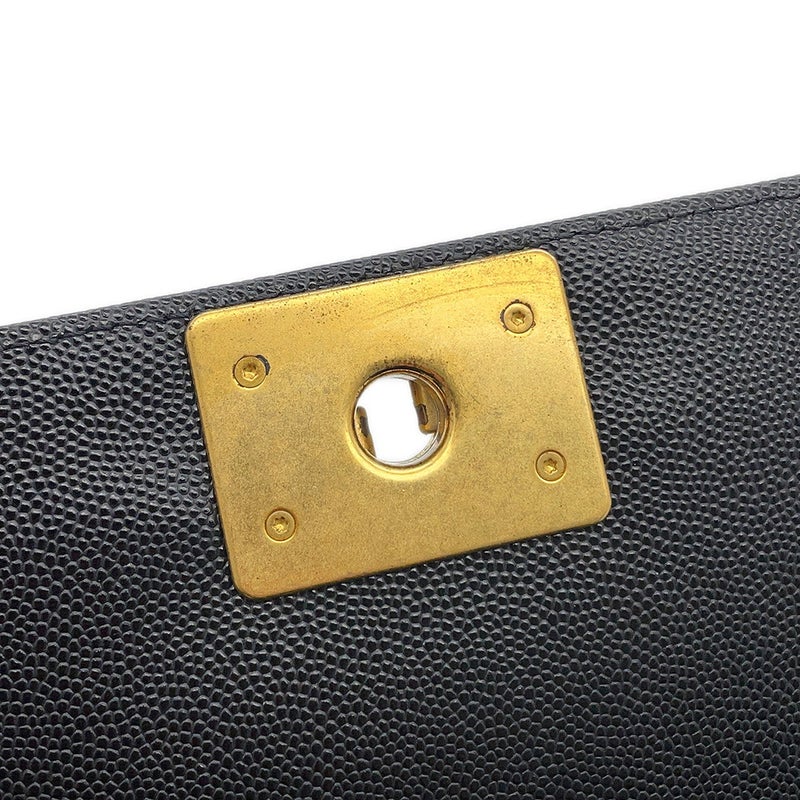 シャネル チェーンショルダーバッグ ボーイシャネル ココマーク A67086 CHANEL バッグ 黒