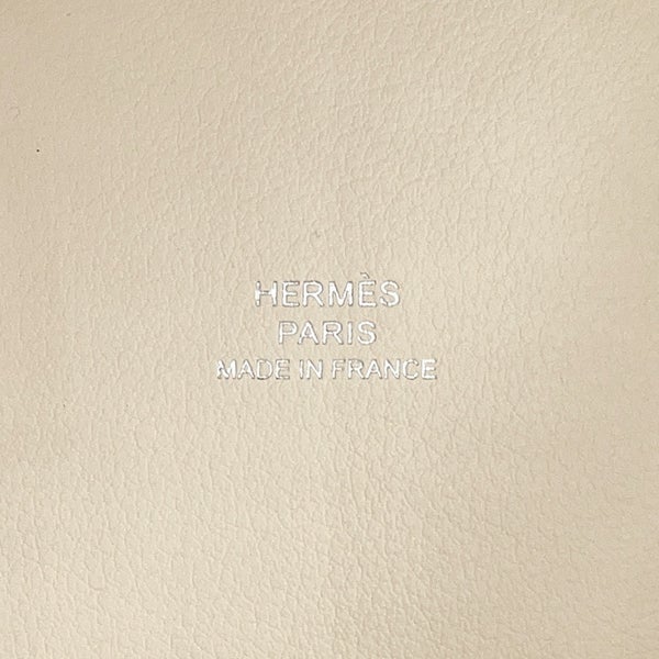 エルメス ピコタンロック マイクロ ナタ/シルバー金具 オーストリッチ G刻印 HERMES