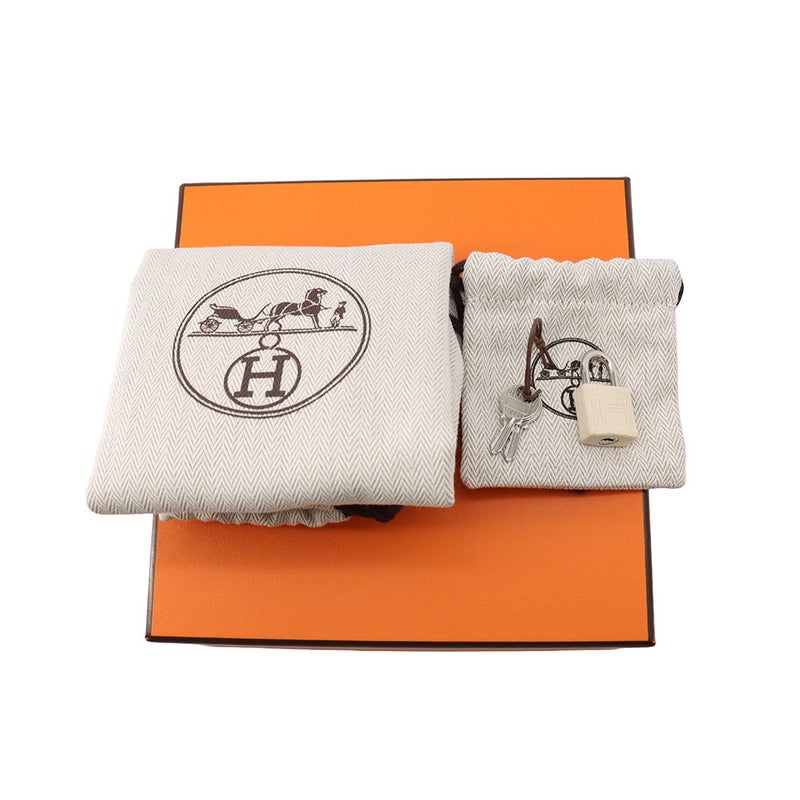 エルメス ピコタンロック マイクロ ナタ/シルバー金具 オーストリッチ G刻印 HERMES