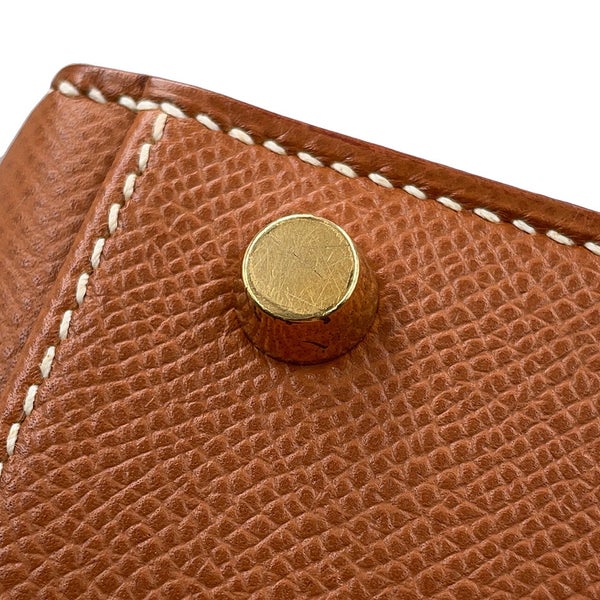 エルメス ハンドバッグ ケリー32 外縫い ゴールド/ゴールド金具 エプソン □F刻印 HERMES Kelly 2wayバッグ