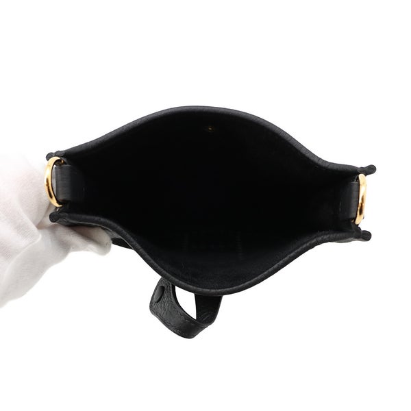 エルメス ショルダーバッグ エブリンTPM 111cm アマゾン ブラック/ゴールド金具 トリヨンクレマンス K刻印 HERMES 黒