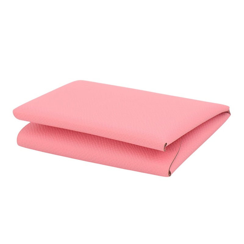 エルメス コインケース カルヴィ デュオ ローズコンフェッティ/シルバー金具 エプソン G刻印 財布