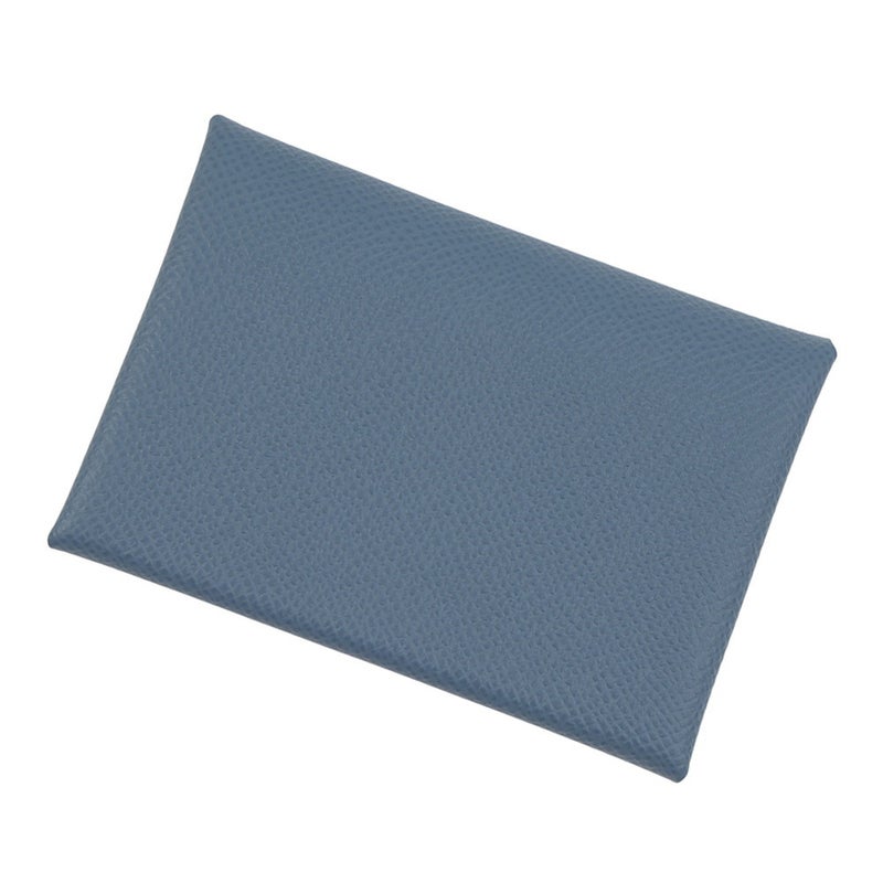 エルメス コインケース カルヴィ デュオ ブルートンペット/シルバー金具 エプソン G刻印 財布