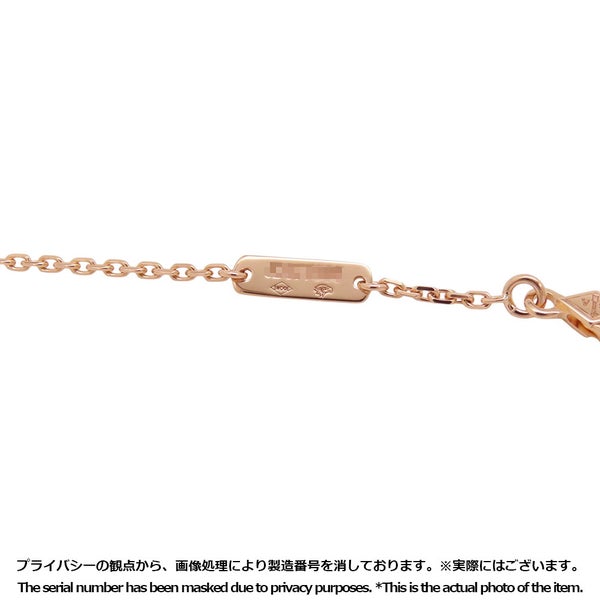 ヴァンクリ ネックレス ラッキー スプリング ペンダント オープンウィング レディバグ カーネリアン/オニキス K18PG VCARP9X000