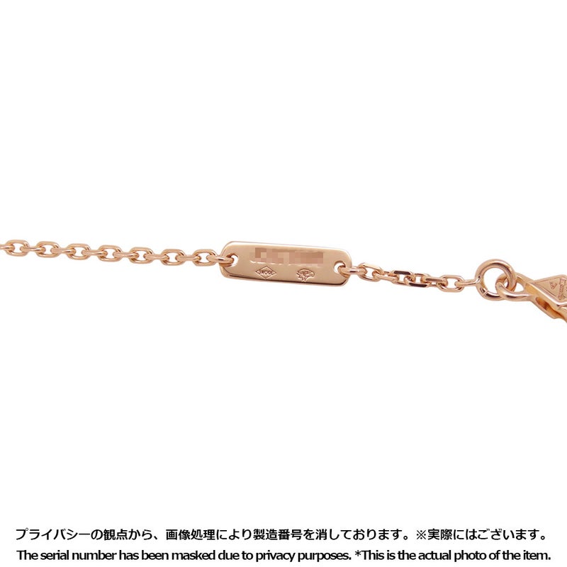 ヴァンクリ ネックレス ラッキー スプリング ペンダント オープンウィング レディバグ カーネリアン/オニキス K18PG VCARP9X000