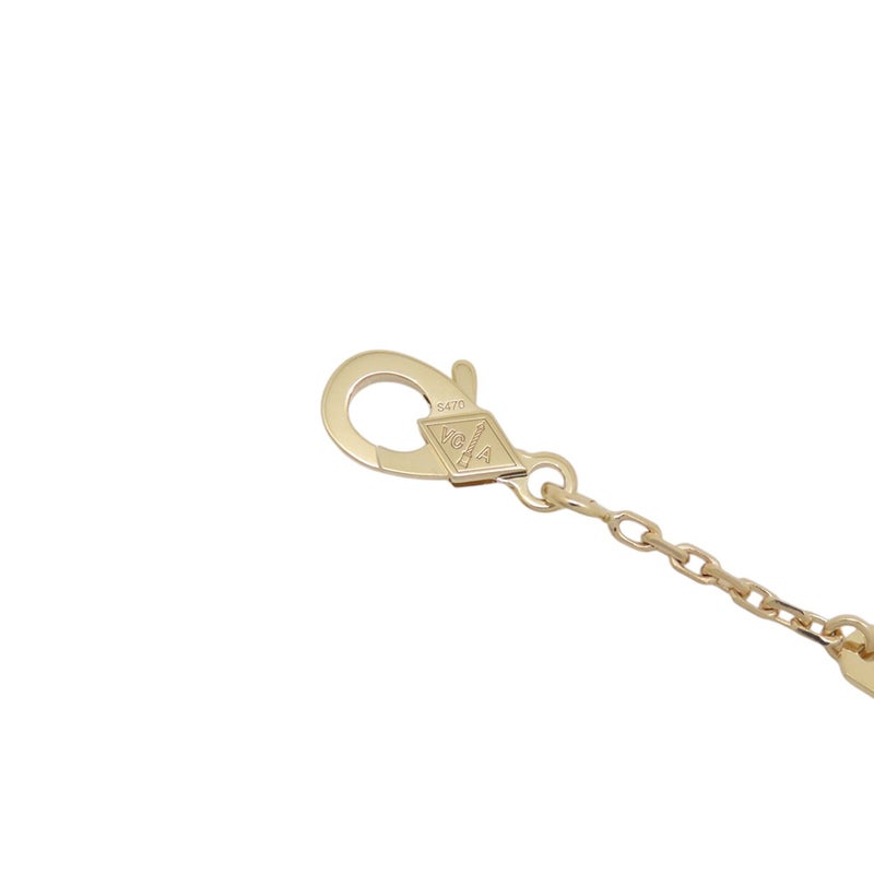 ヴァンクリ ネックレス ヴィンテージ アルハンブラ ペンダント ダイヤ 12P 計0.48ct K18PGピンクゴールド VCARA45300