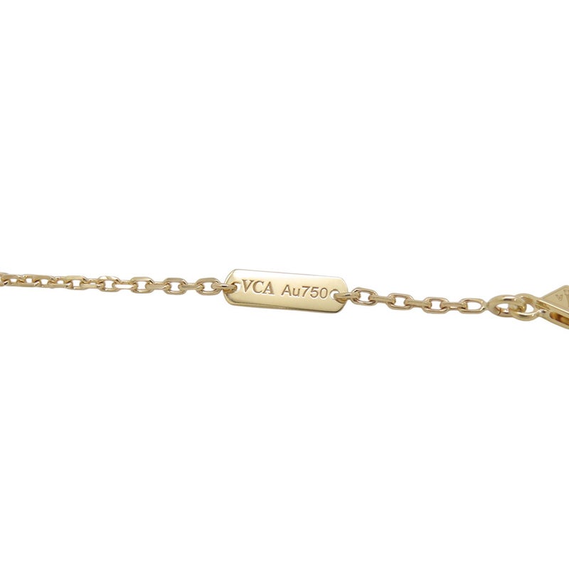 ヴァンクリ ネックレス ヴィンテージ アルハンブラ ペンダント ダイヤ 12P 計0.48ct K18PGピンクゴールド VCARA45300