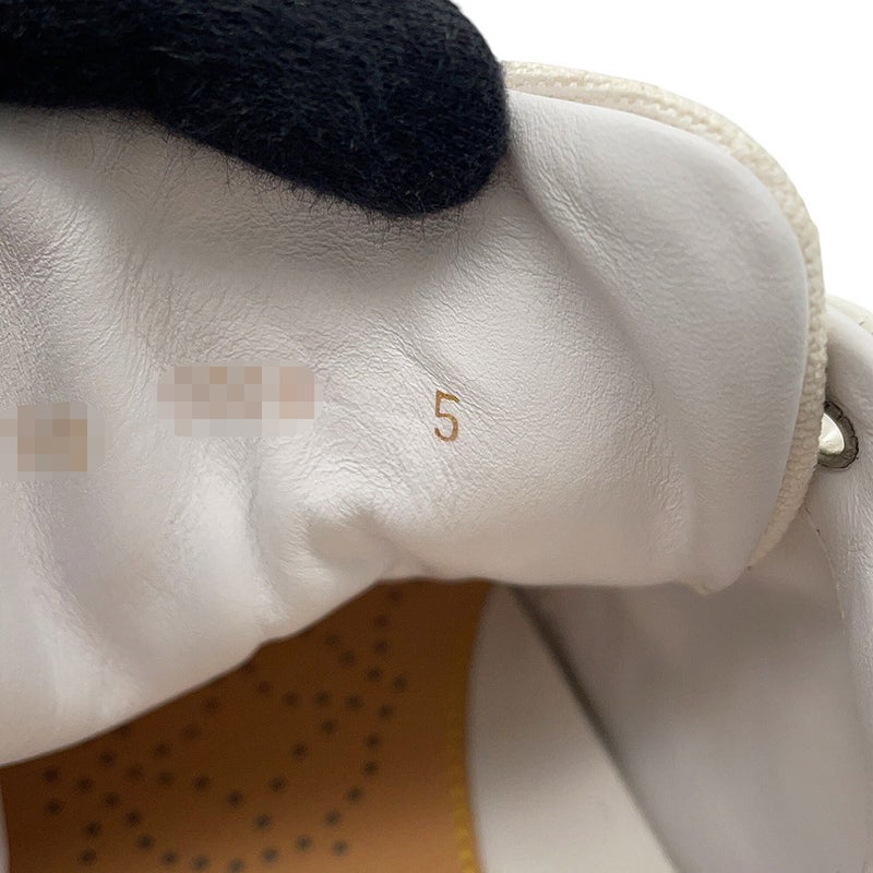 ルイヴィトン スニーカー モノグラム レザー/キャンバス メンズサイズ5 LOUIS VUITTON 靴 黒 白