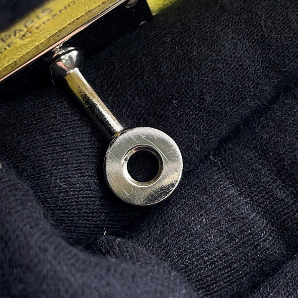 エルメス 三つ折り財布 ケリーウォレット ミディアム ジョーヌシトロン/シルバー金具 オーストリッチ Z刻印 財布