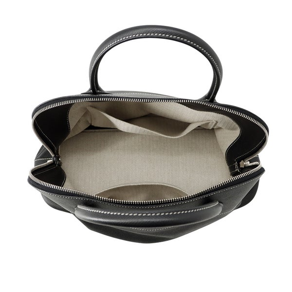 エルメス ボリード リラックス 35 ブラック/シルバー金具 エプソンスープル X刻印 HERMES 黒