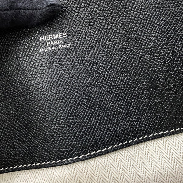 エルメス ボリード リラックス 35 ブラック/シルバー金具 エプソンスープル X刻印 HERMES 黒
