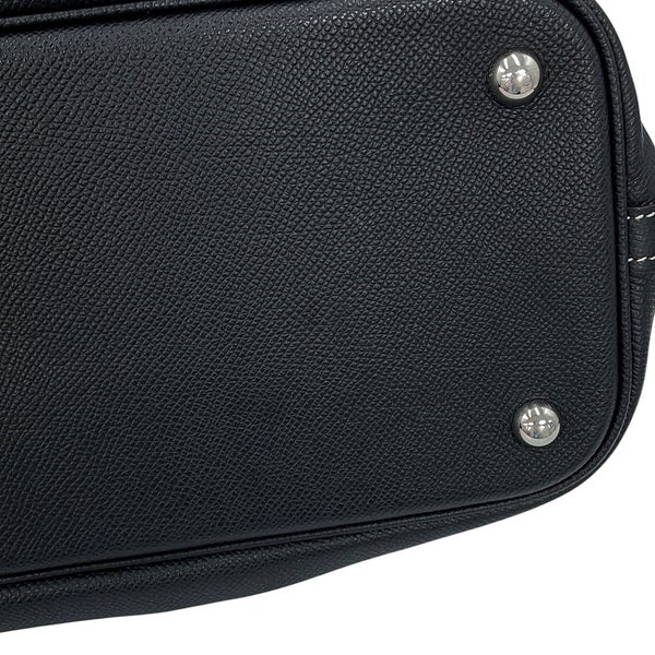 エルメス ボリード リラックス 35 ブラック/シルバー金具 エプソンスープル X刻印 HERMES 黒