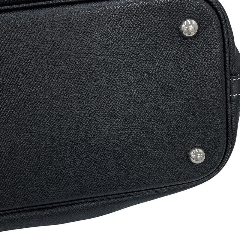 エルメス ボリード リラックス 35 ブラック/シルバー金具 エプソンスープル X刻印 HERMES 黒