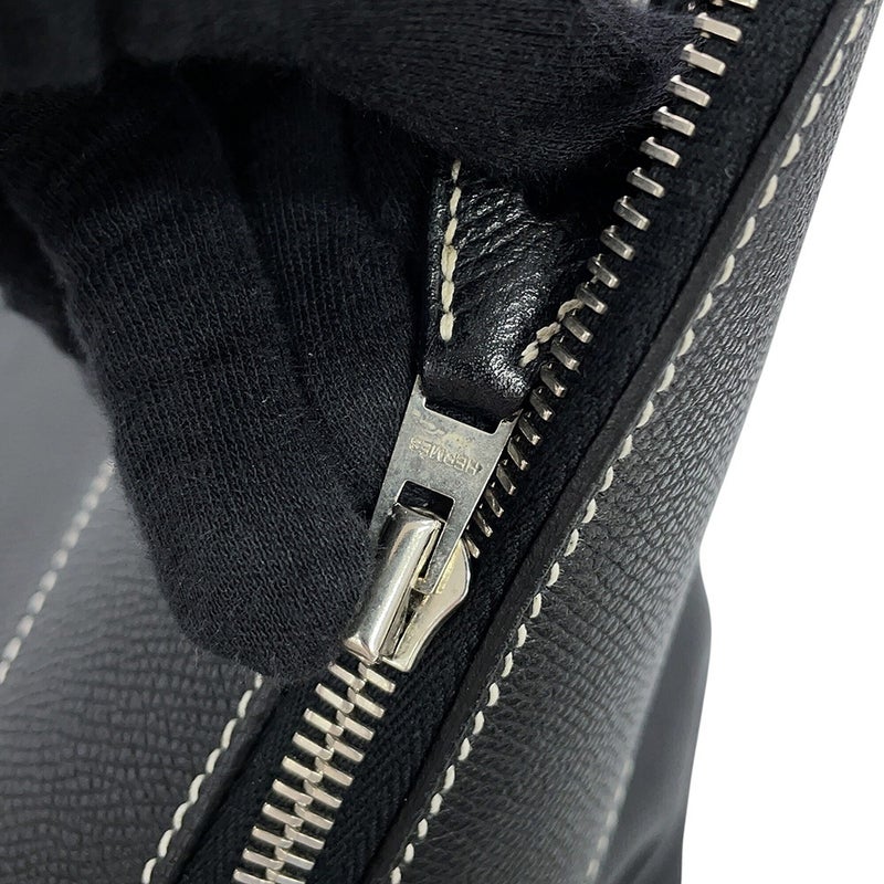 エルメス ボリード リラックス 35 ブラック/シルバー金具 エプソンスープル X刻印 HERMES 黒